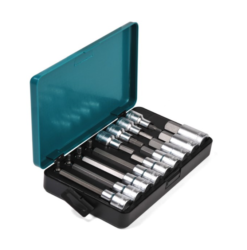 Toppar, sett, sexkant 1/4" - 1/2" - Kamasa