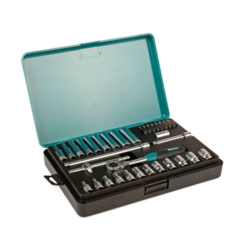 Toppar, sett, sexkant 1/4" - Kamasa